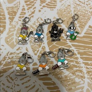 Kidrobot Fly Guy zipper pulls